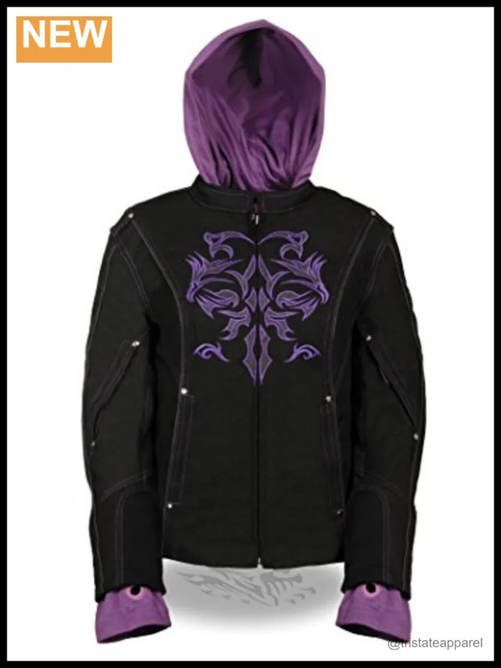 NexGen Women's Nylon Twill Fleece Jacket 3/4 Zip Out Liner Reflective